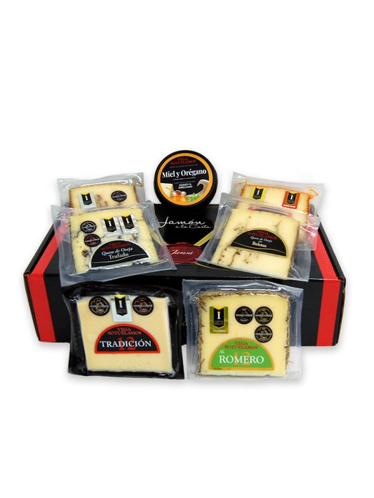 PACK 6 CUÑAS DE QUESO OVEJA SABORES PREMIUM