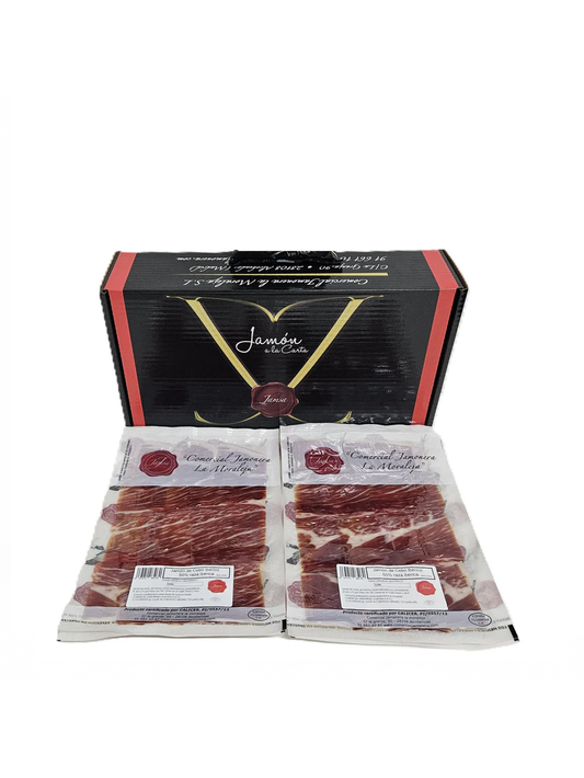 PACK 10 SOBRES DE JAMON DE CEBO IBERICO 50% RAZA IBERICA JAMSA
