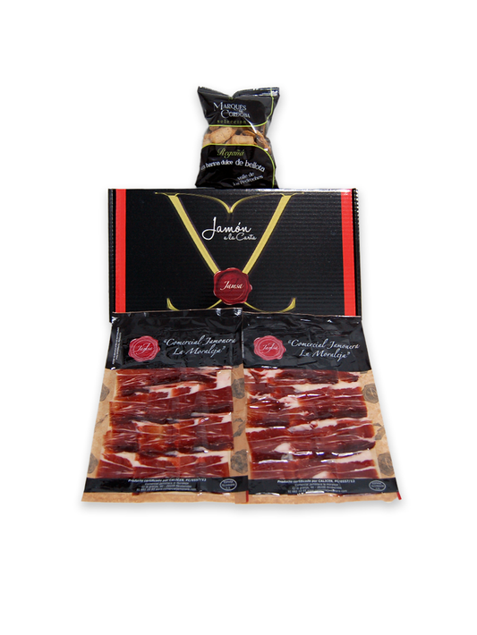 PACK 10 SOBRES DE JAMON BELLOTA 100% IBERICO JAMSA